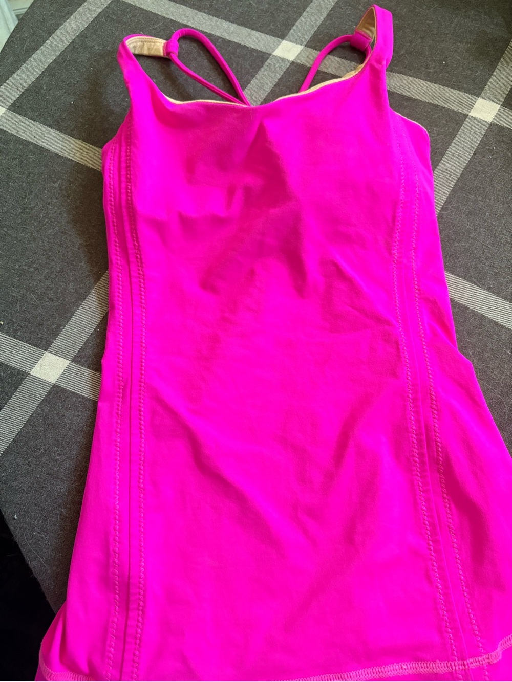 lululemon athletica Bright Hot Pink Tank Top